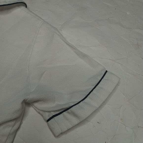 Sophie Dess Creation Paris Smocked 24mons White Blue Nautical Short Sleeve - Picture 14 of 16